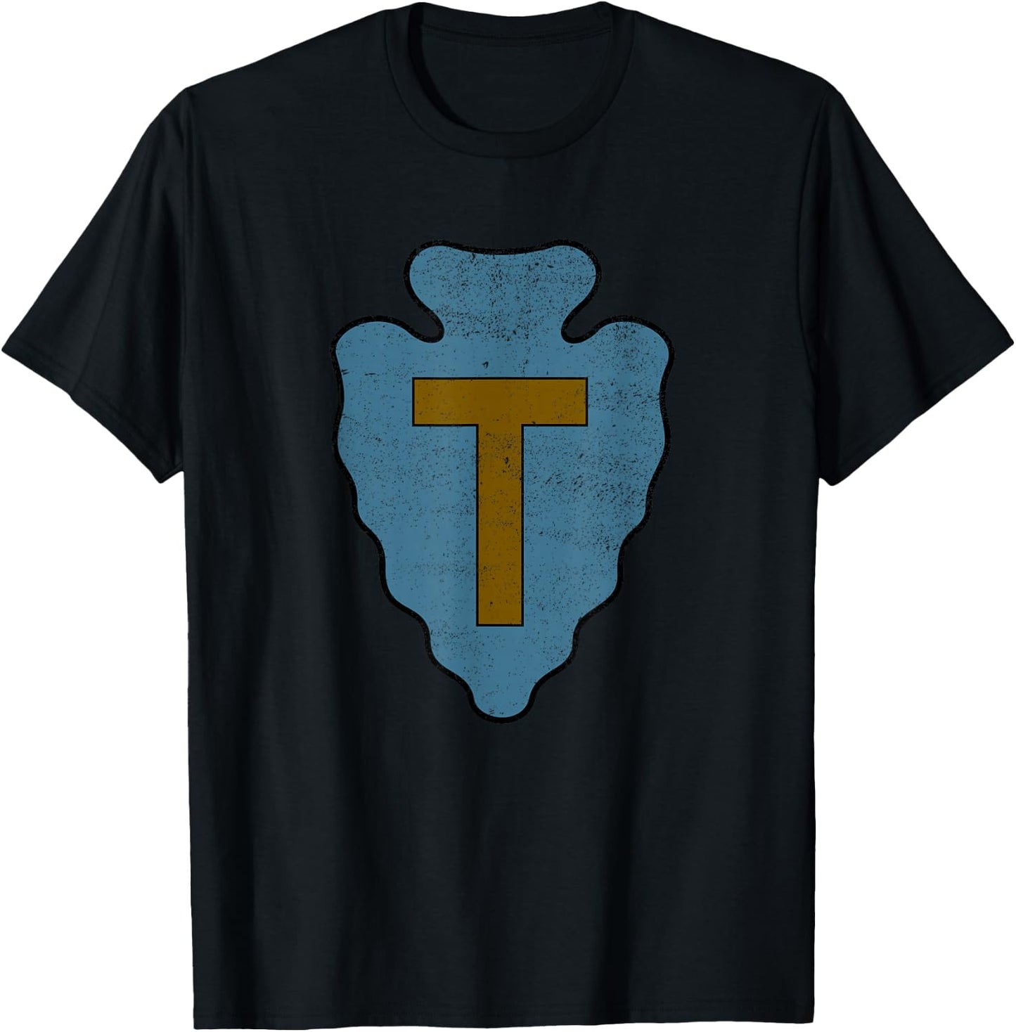 Vintage 36th Infantry Division Patch Panther T-Patcher T-Shirt - T-Shirt | Black