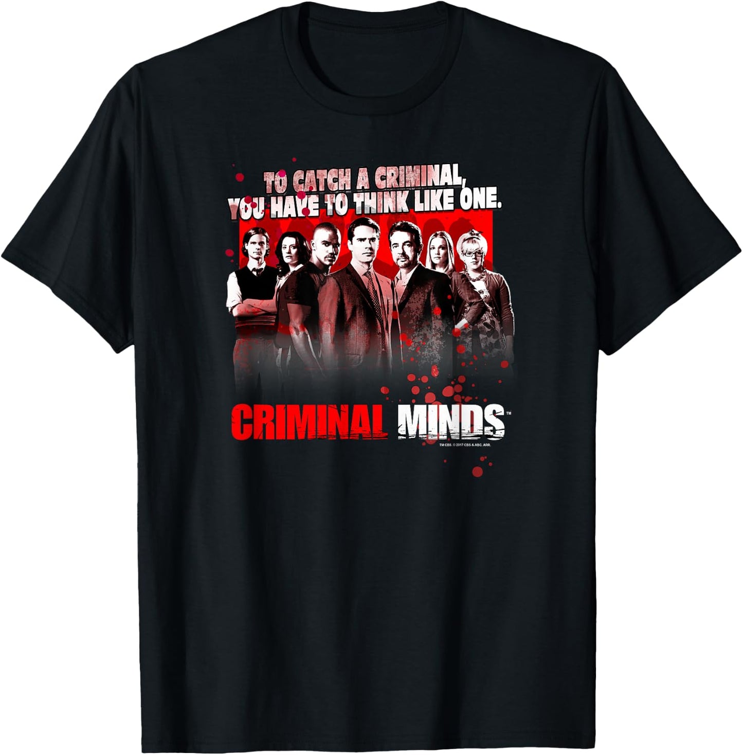 Criminal Minds Think Like One T-Shirt - T-Shirt | Black