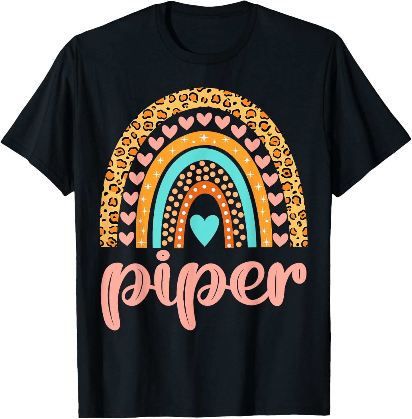 Piper Piper Name Birthday Shirt Gift T-Shirt - T-Shirt | Black