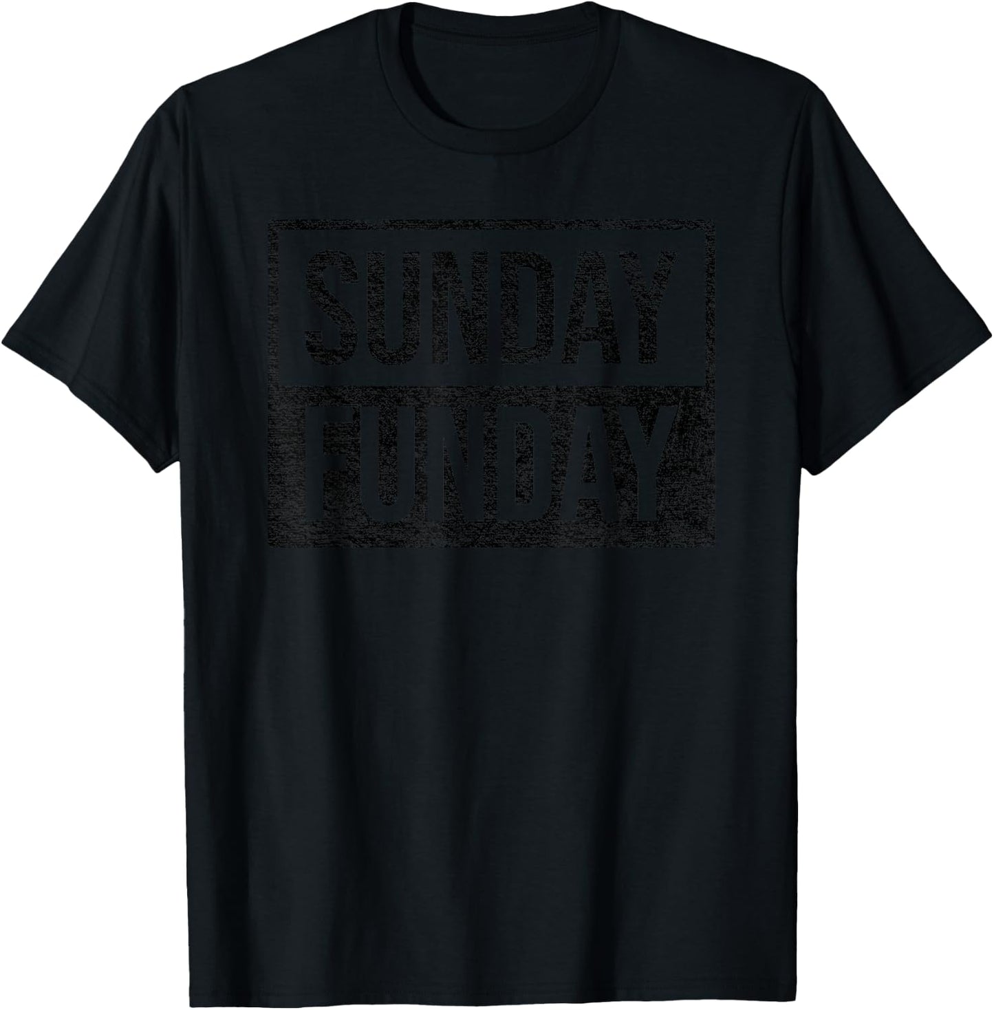 Sunday Funday Brunch Football Sports BBQ Church T-Shirt - T-Shirt | Black