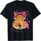 Breast Cancer Awareness Squirrel Pink Ribbon Cancer Survivor T-Shirt - T-Shirt | Black