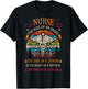 Nurse Soul Of An Angel Fire of A Lioness Vintage Hippie T-Shirt - T-Shirt | Black