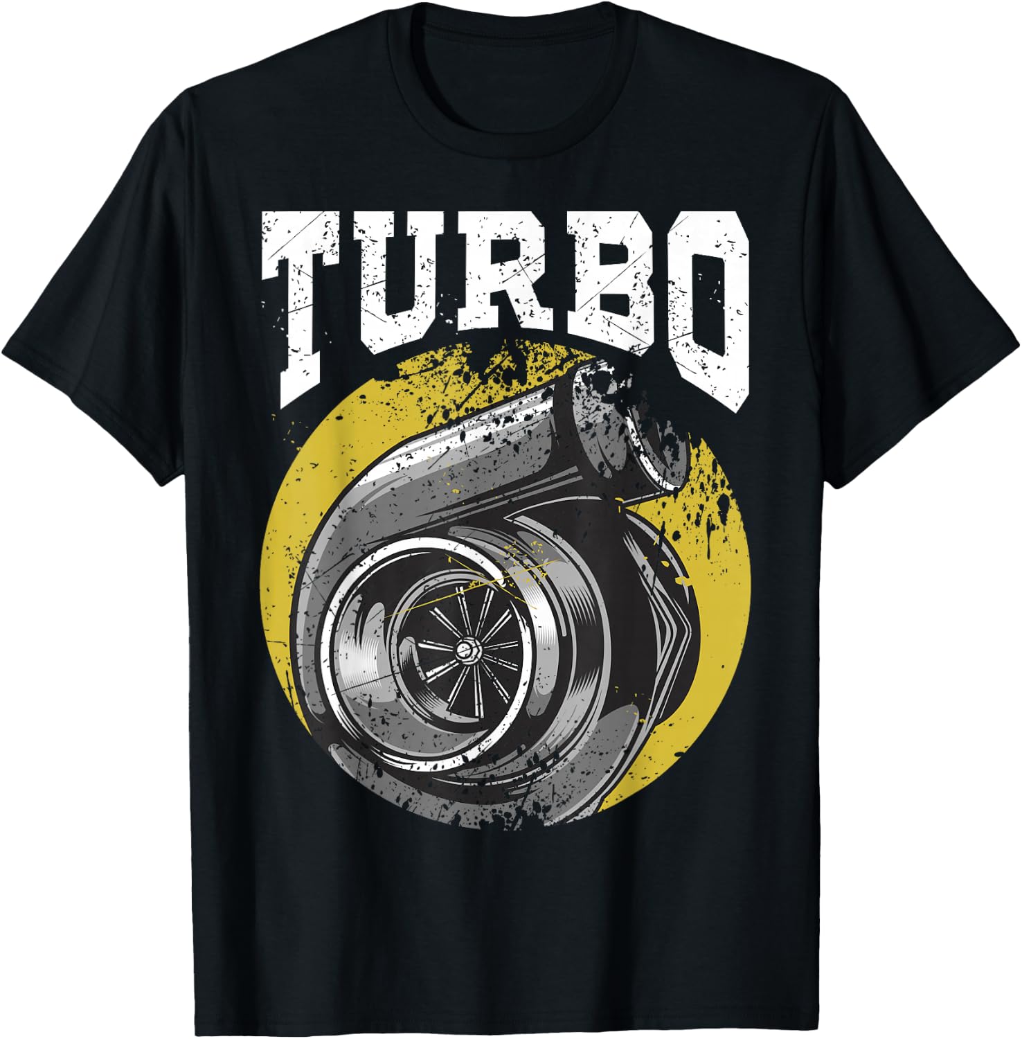 Turbo Charged for Racing Lovers T-Shirt - T-Shirt | Black