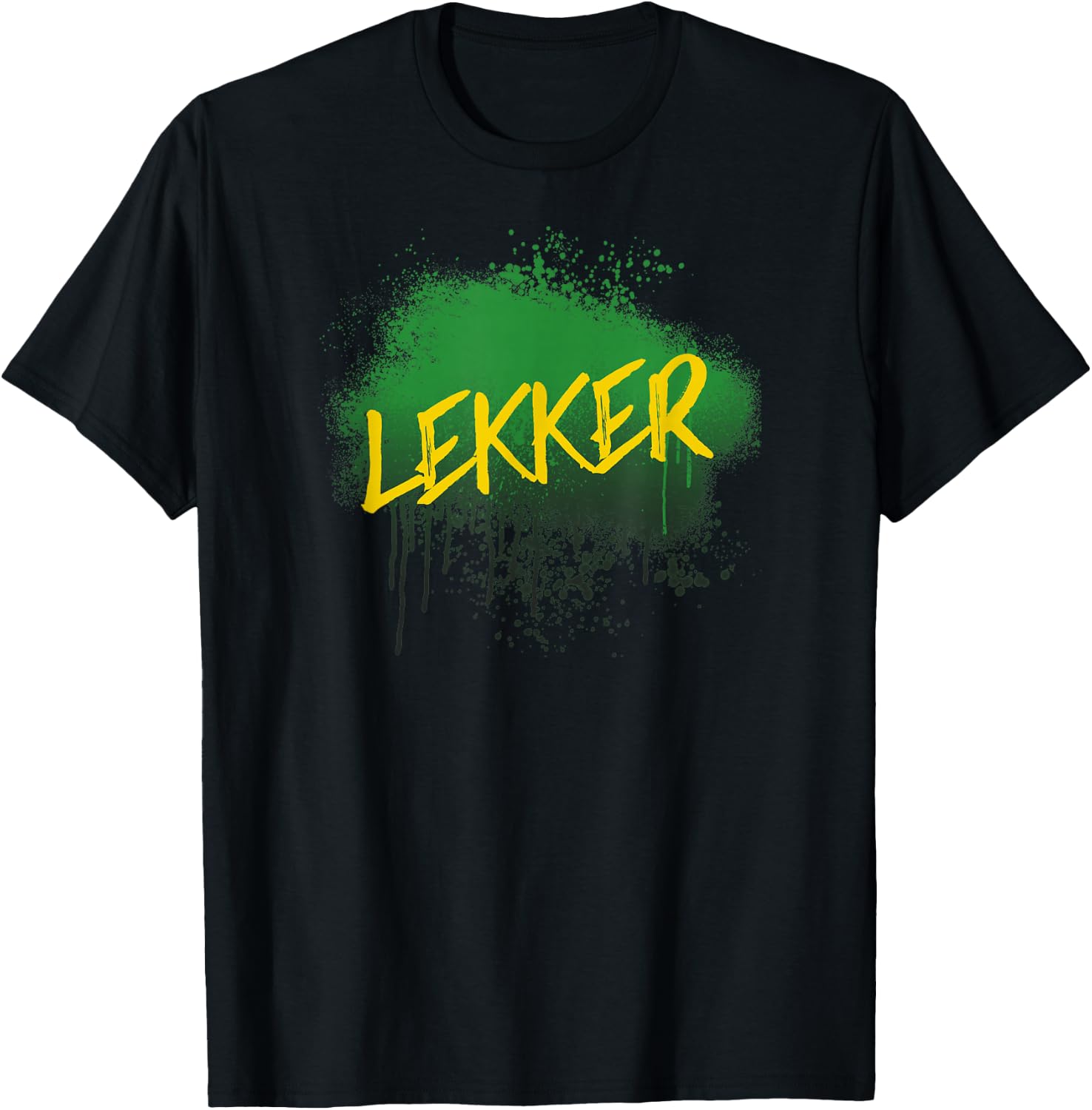 South African Lekker, South African Braai Day Lekker T-Shirt - T-Shirt | Black