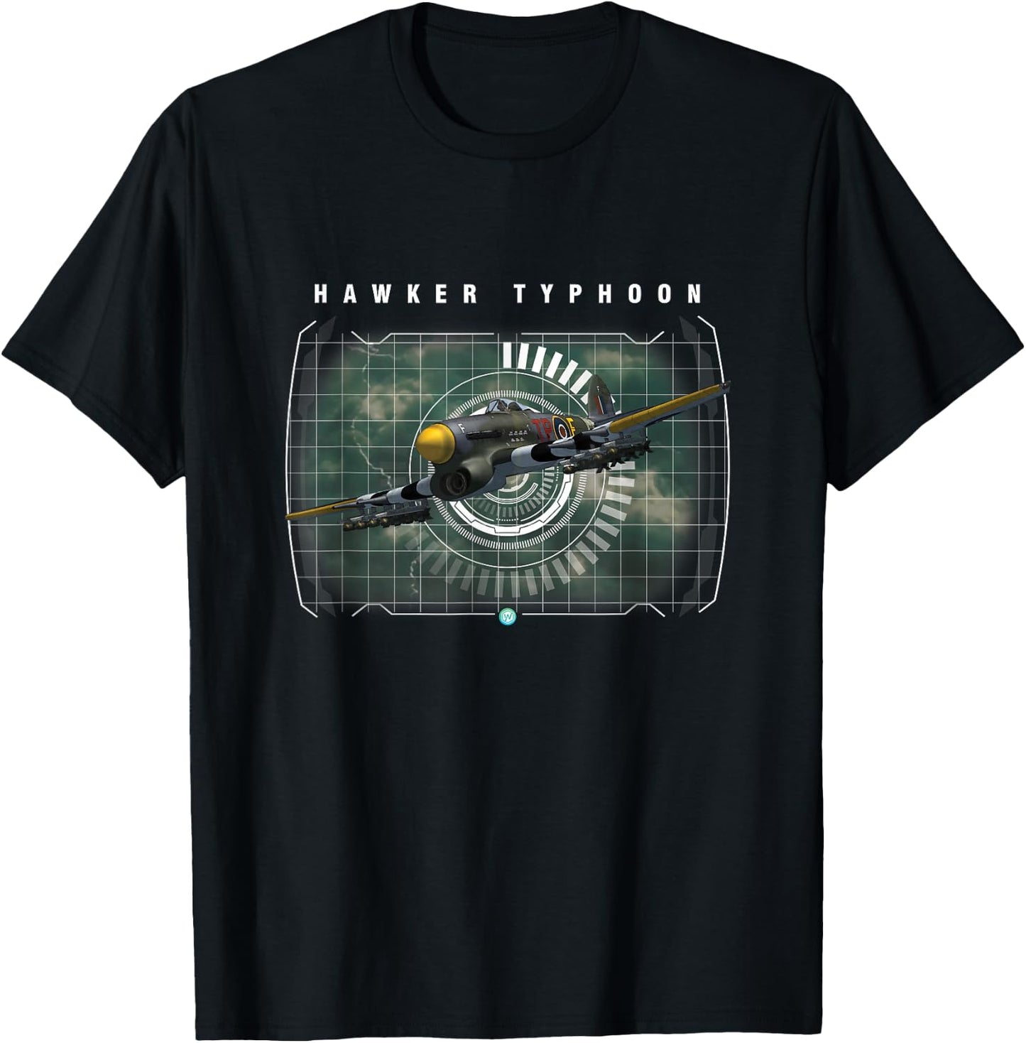 Hawker Typhoon WW2 Fighter Vintage Pilot Gift T-Shirt - T-Shirt | Black