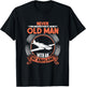 Never Underestimate Old Man RC Plane T-Shirt - T-Shirt | Black