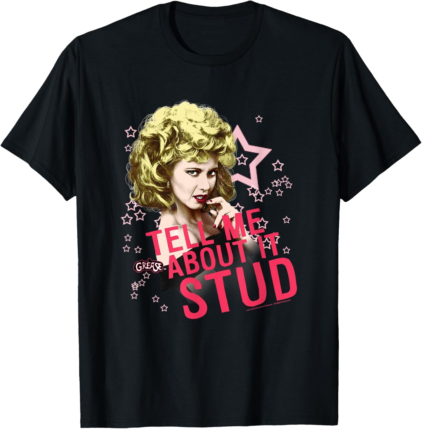 Grease Tell Me About It Stud T-Shirt - T-Shirt | Black