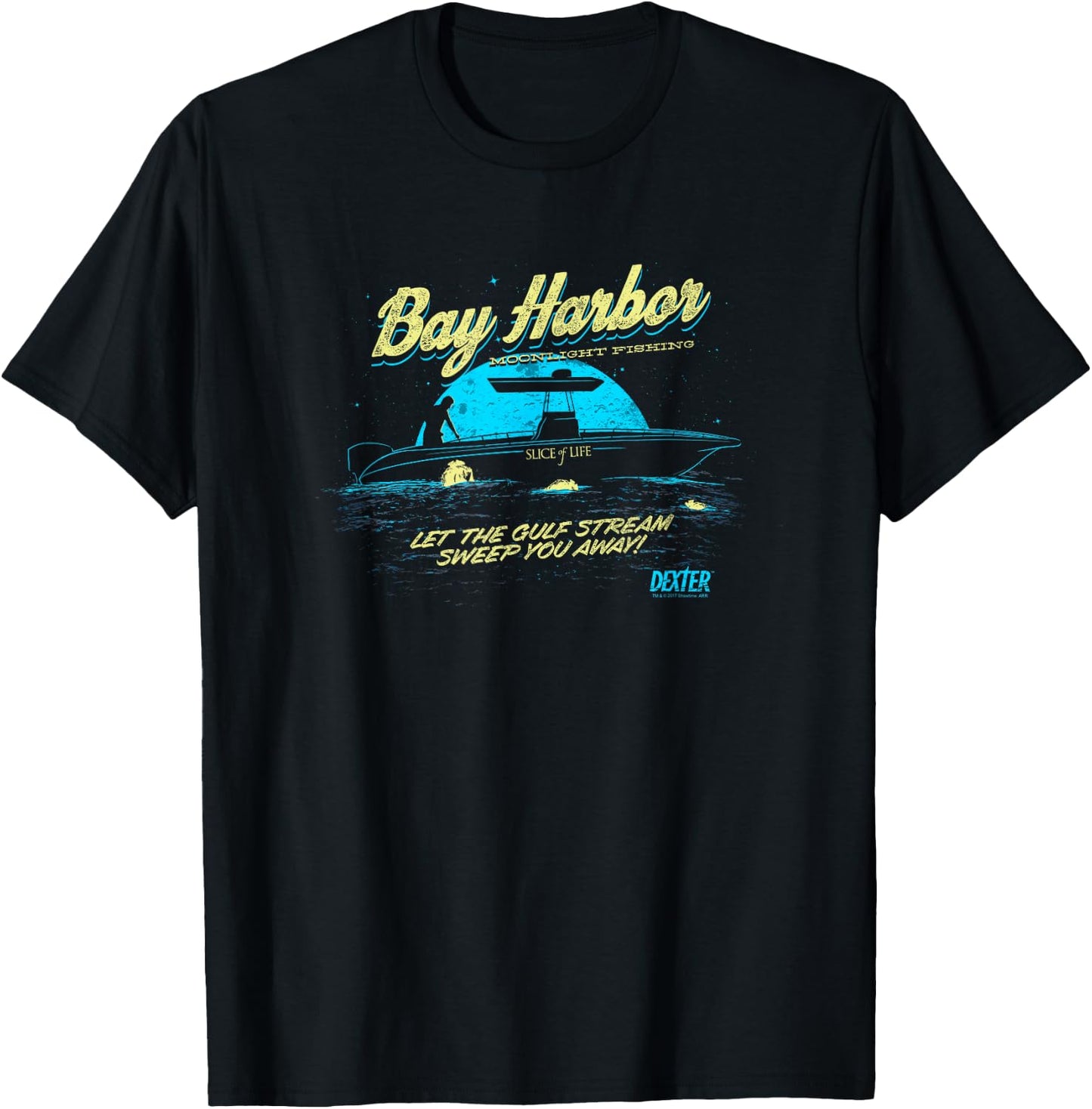 Dexter Moonlight Fishing T-Shirt - T-Shirt | Black