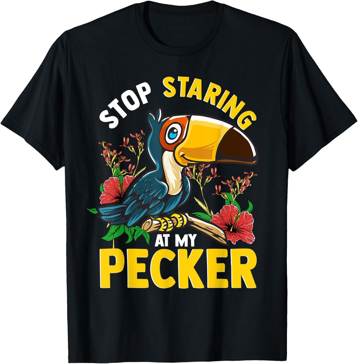 Funny Tucan T-Shirt - T-Shirt | Black