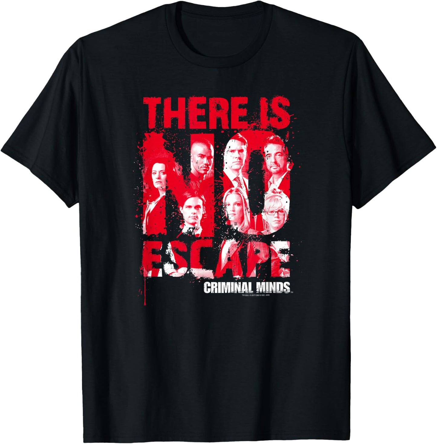 Criminal Minds No Escape T-Shirt - T-Shirt | Black