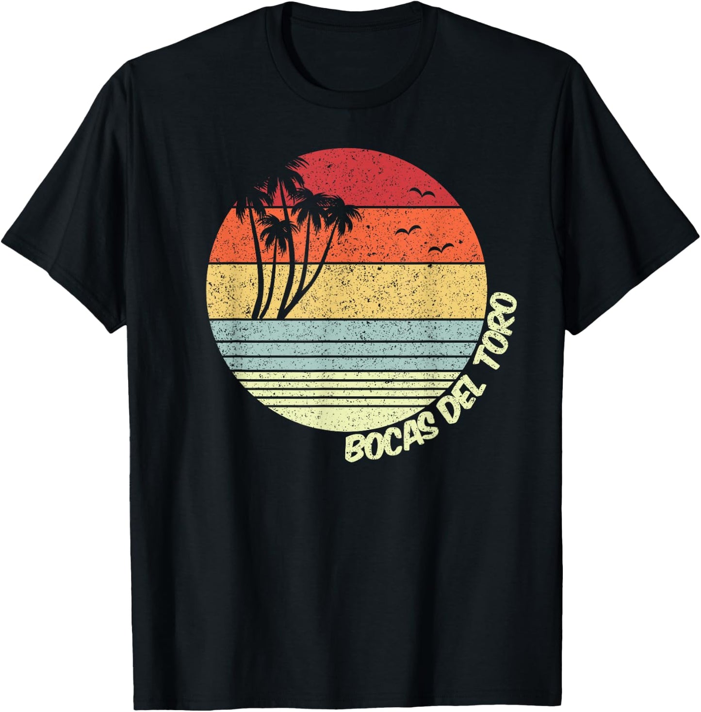 Bocas del Toro Panama Beach Vacation Souvenir T-Shirt - T-Shirt | Black