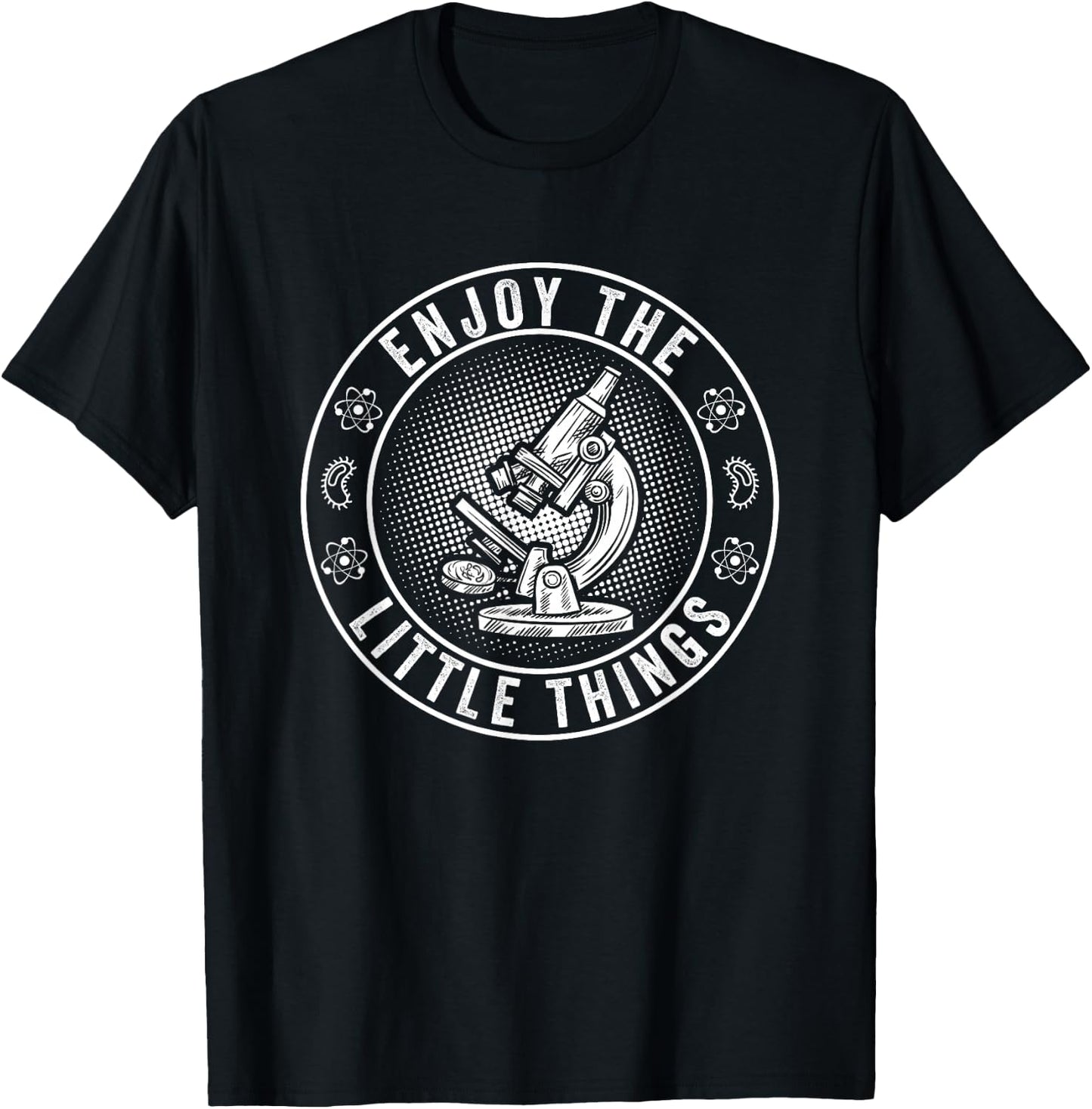 Biologist Microscope | Biology Biologist Science Gift T-Shirt - T-Shirt | Black