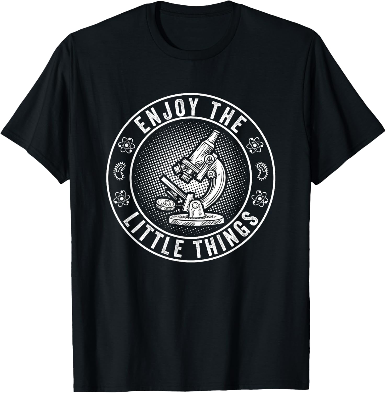 Biologist Microscope | Biology Biologist Science Gift T-Shirt - T-Shirt | Black