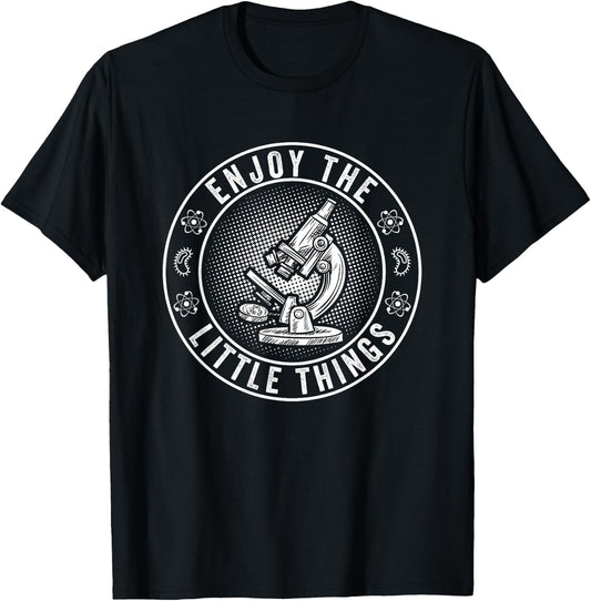 Biologist Microscope | Biology Biologist Science Gift T-Shirt - T-Shirt | Black
