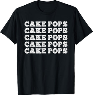 Cake Pops Retro Cake Pop T-Shirt - T-Shirt | Black