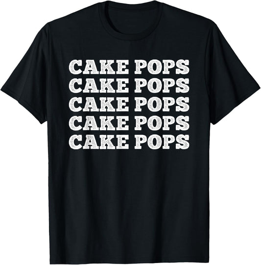 Cake Pops Retro Cake Pop T-Shirt - T-Shirt | Black