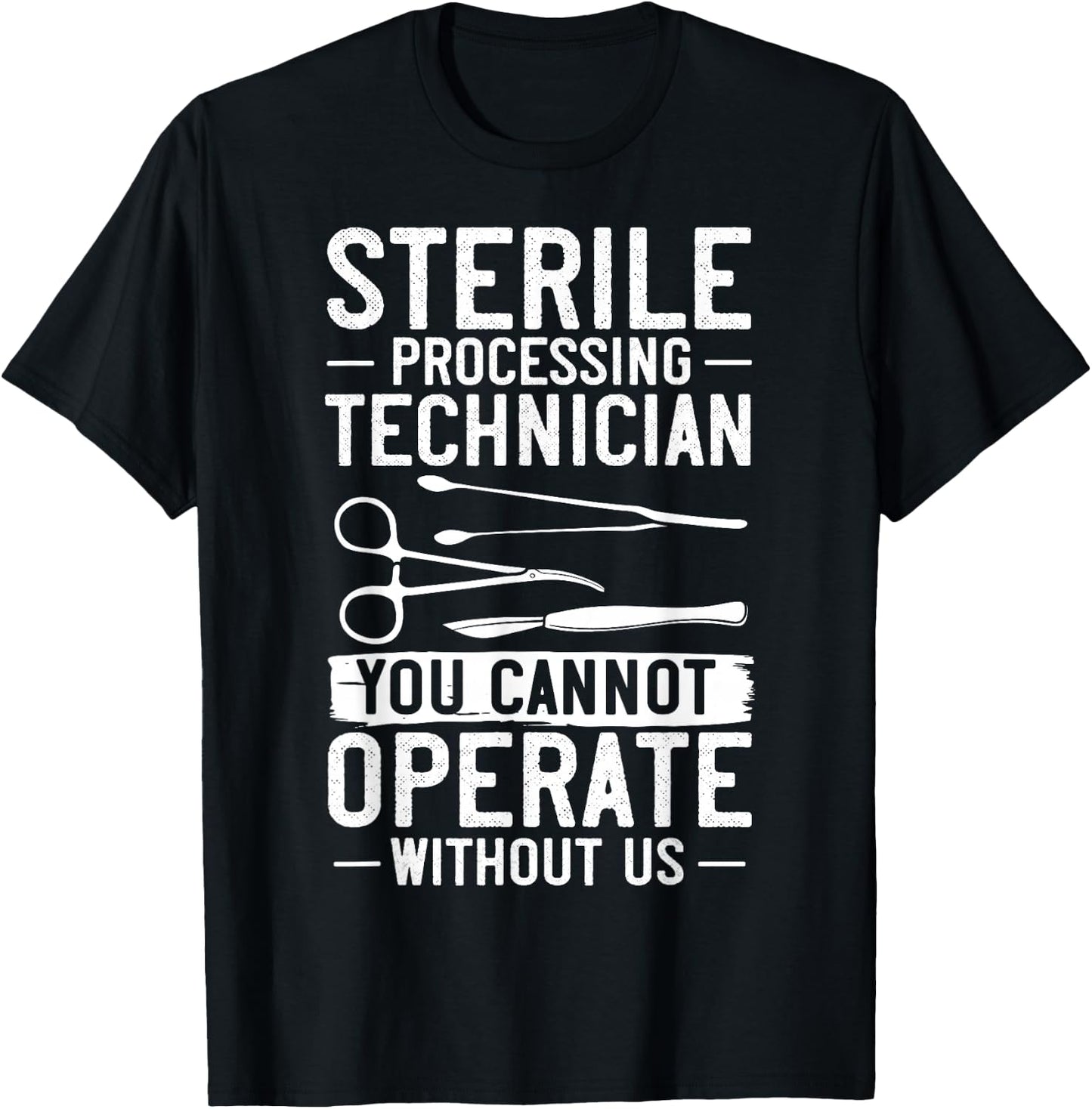 Sterile Processing Technician Certification Manager Tech T-Shirt - T-Shirt | Black