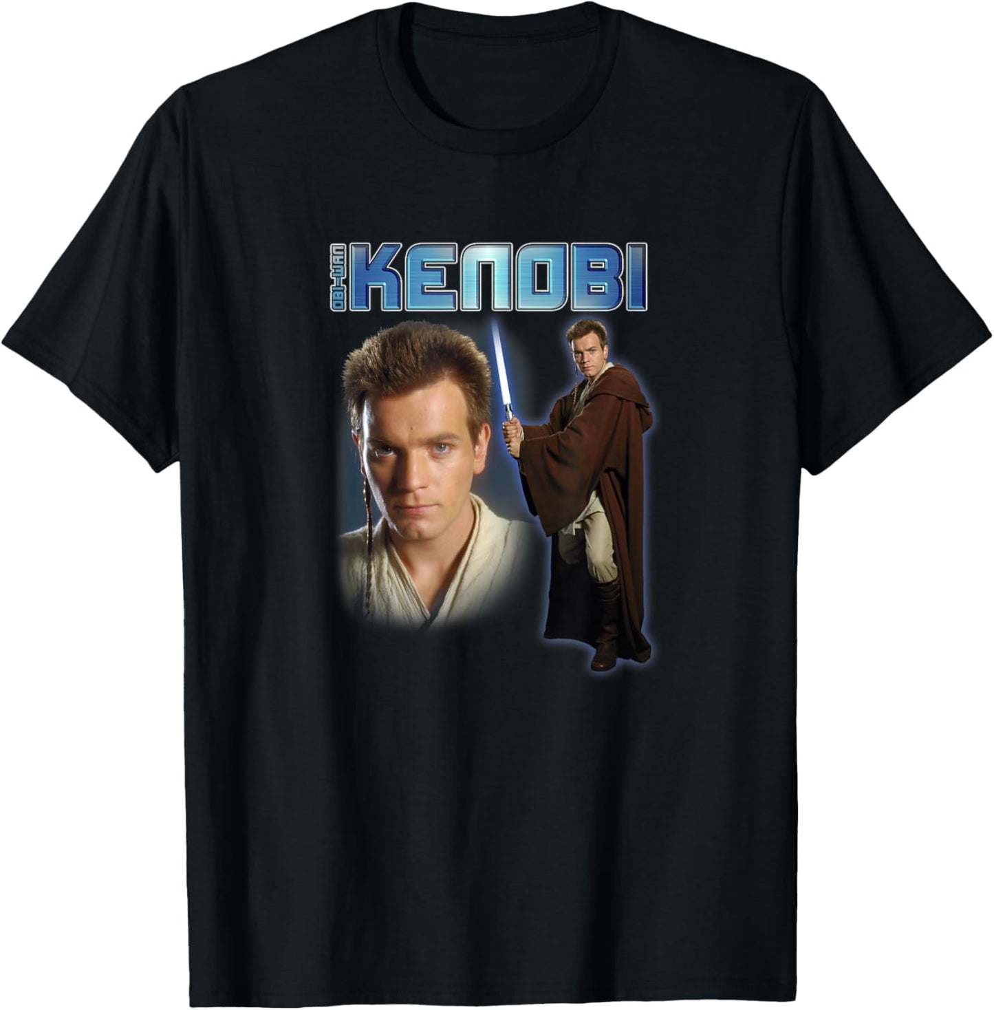 Star Wars Obi-Wan Kenobi Jedi Portrait T-Shirt - T-Shirt | Black