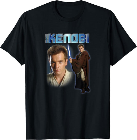Star Wars Obi-Wan Kenobi Jedi Portrait T-Shirt - T-Shirt | Black