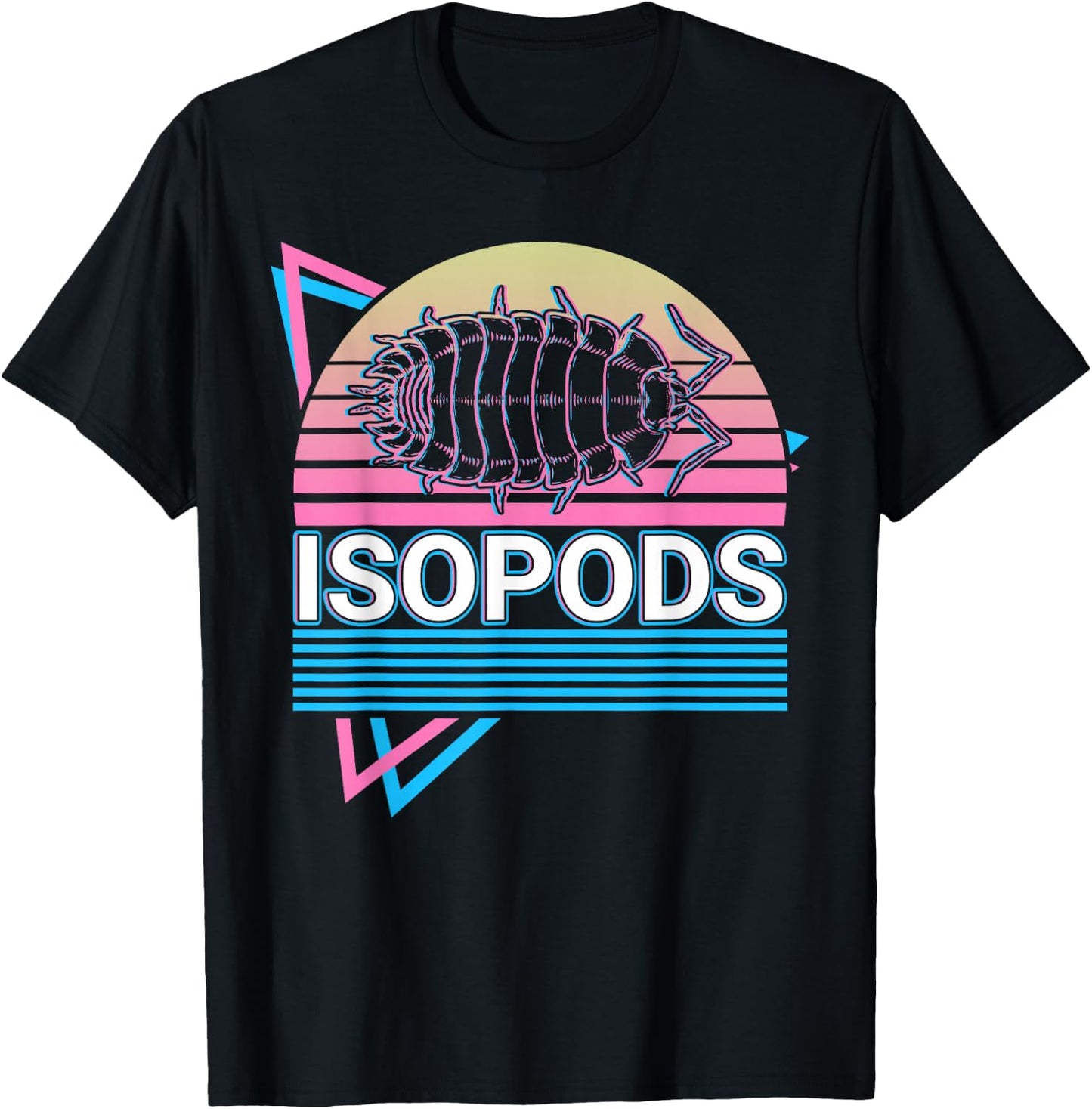 Isopods Retro T-Shirt - T-Shirt | Black