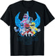 Power Rangers Megazord Retro Helmet Polygon Style T-Shirt - T-Shirt | Black