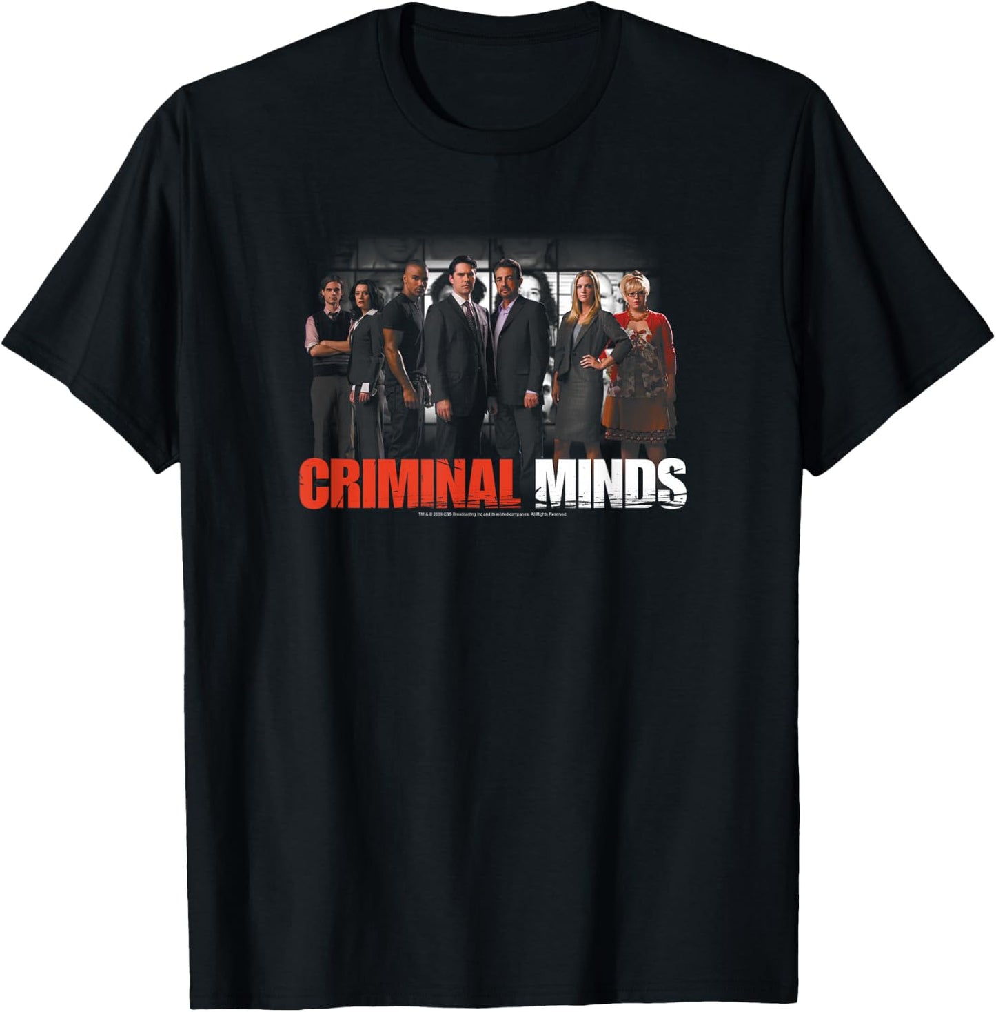 Criminal Minds The Brain Trust T-Shirt - T-Shirt | Black