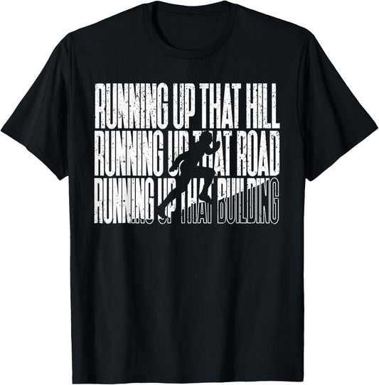 Vintage Running Up That Hill T-Shirt - T-Shirt | Black