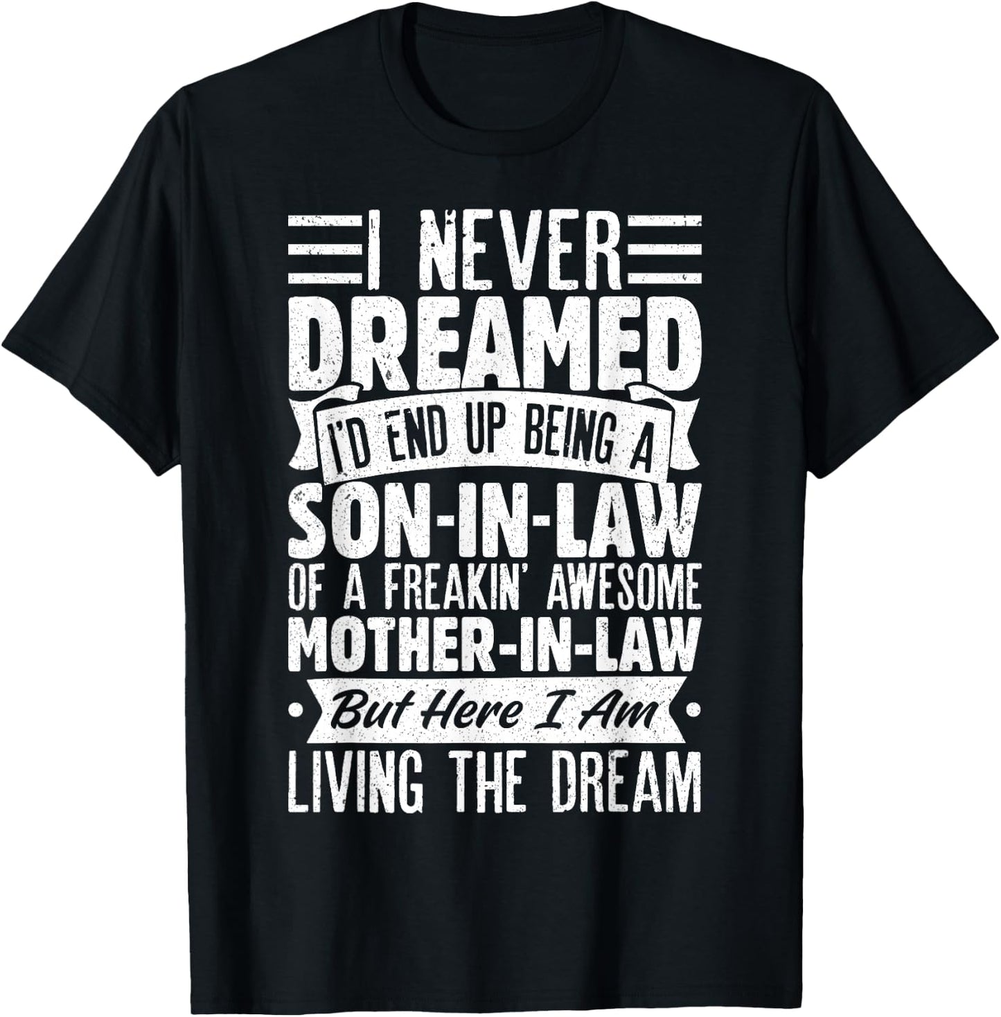 Son In Law Art From Mother In Law Boys Son In Law T-Shirt - T-Shirt | Black