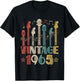 Retro Vintage 1965 Guitar Lover 1965 Birthday Guitarist T-Shirt - T-Shirt | Black
