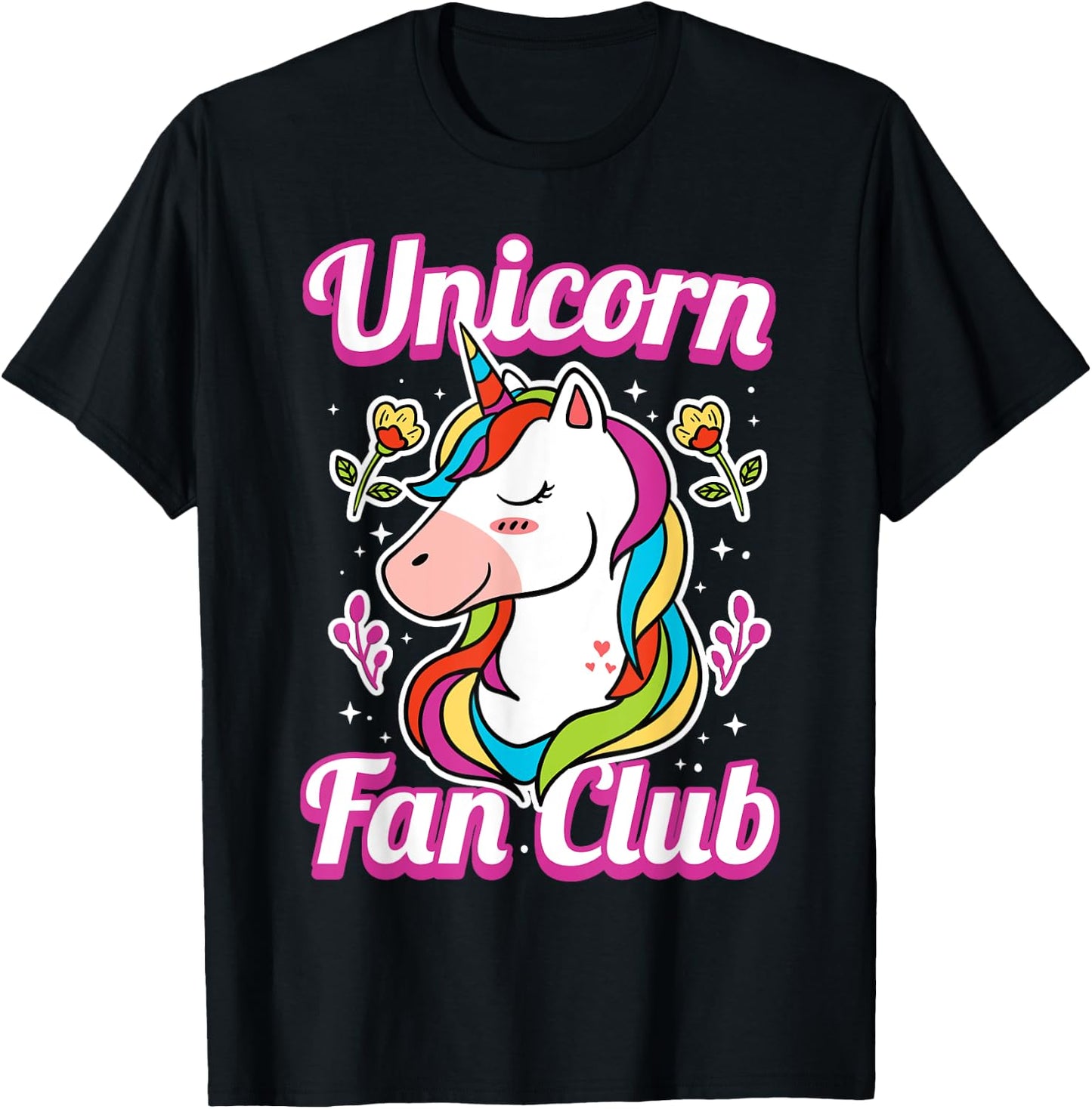 Unicorn Fan Club T-Shirt - T-Shirt | Black