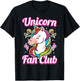 Unicorn Fan Club T-Shirt - T-Shirt | Black