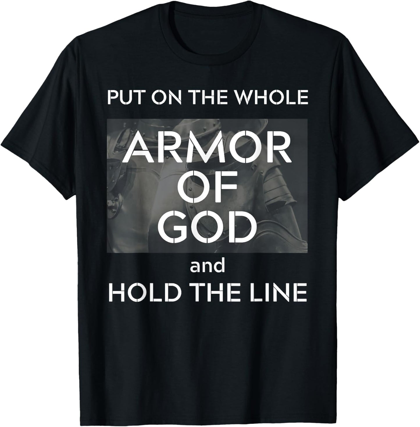 Hold The Line Christian Truckers Freedom Convoy 2022 Patriot T-Shirt - T-Shirt | Black