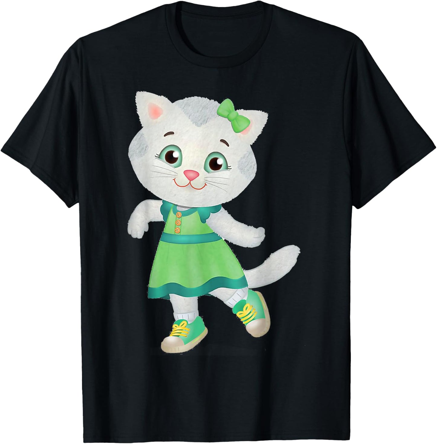 Vebyhogh Katerina Kitty Cat ToddlerKidsAdults T-Shirt - T-Shirt | Black