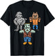 Horror Movie Monster Mummy Werewolf Frankenstein Comic Book T-Shirt - T-Shirt | Black
