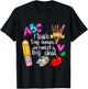 I Teach Tiny Humans Teacher Appreciation Back To School T-Shirt - T-Shirt | Black