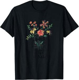 Happiness Is Being Lolli Life - Flower Art-Grandma T-Shirt - T-Shirt | Black