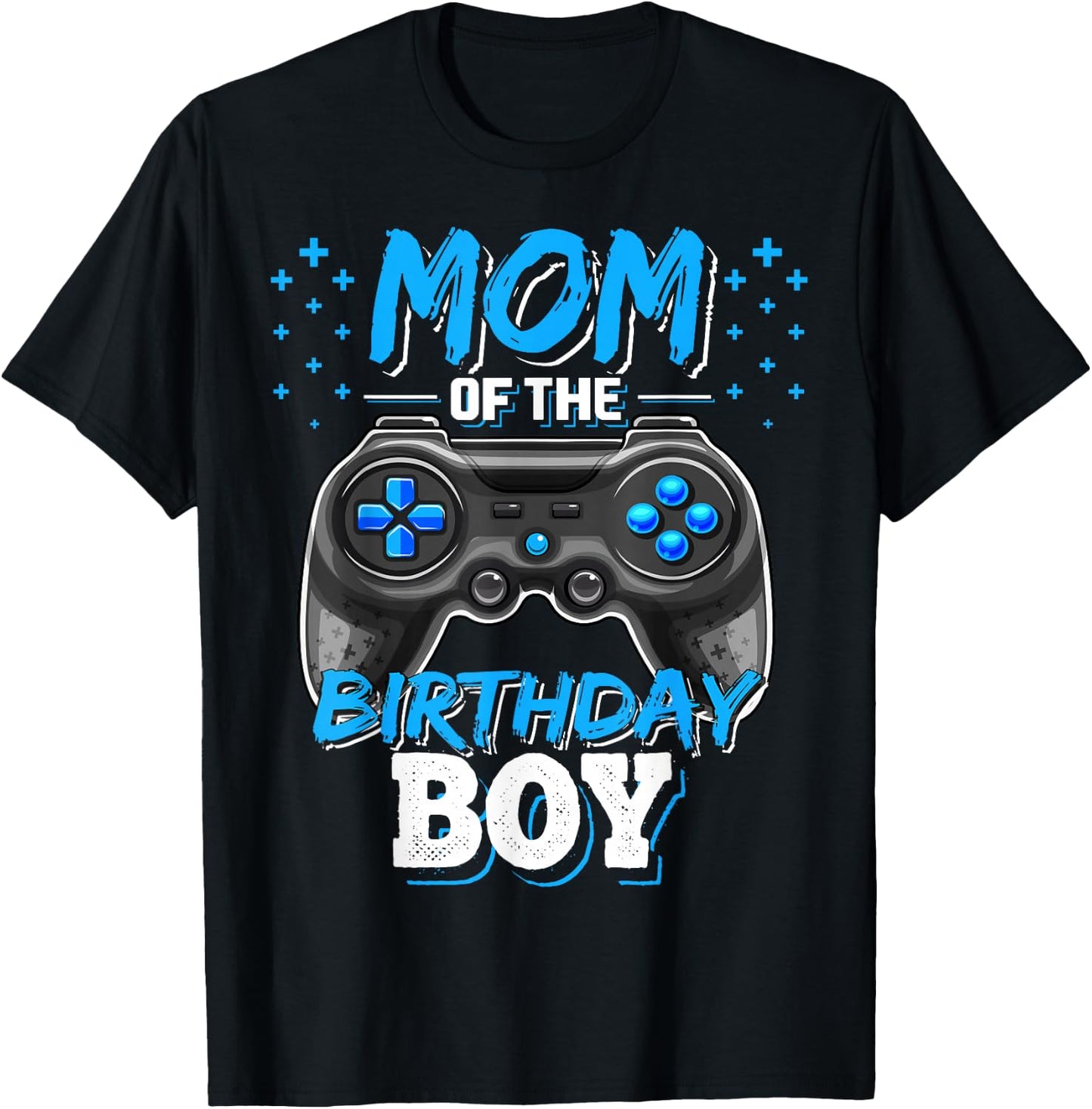 Birthday Party for Mum The Birthday Boy Matching Video Player Birthday Party T-Shirt - T-Shirt | Black
