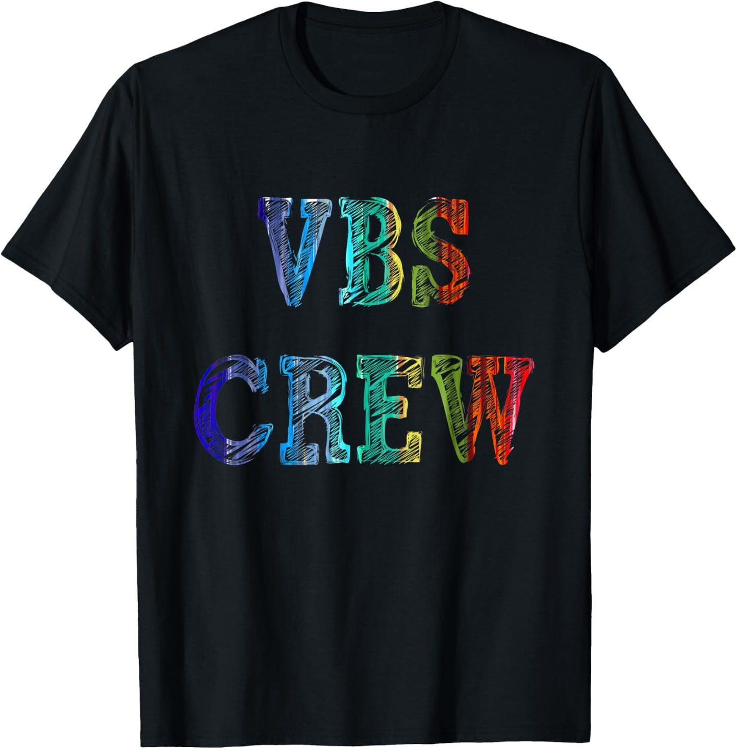 VBS Crew Paint Splatter Vacation Bible School Apparel T-Shirt - T-Shirt | Black
