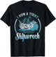 I Run A Tight Shipwreck Funny Vintage Mom Dad T-Shirt - T-Shirt | Black