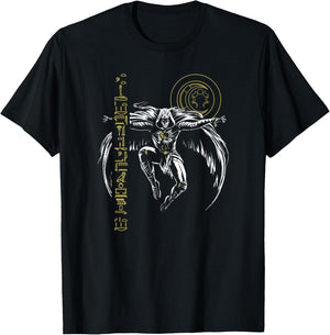 Marvel Moon Knight Action Glyph Poster T-Shirt - T-Shirt | Black
