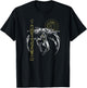 Marvel Moon Knight Action Glyph Poster T-Shirt - T-Shirt | Black