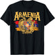 Distressed Armenia Flag - Armenian Diaspora Country Nation T-Shirt - T-Shirt | Black