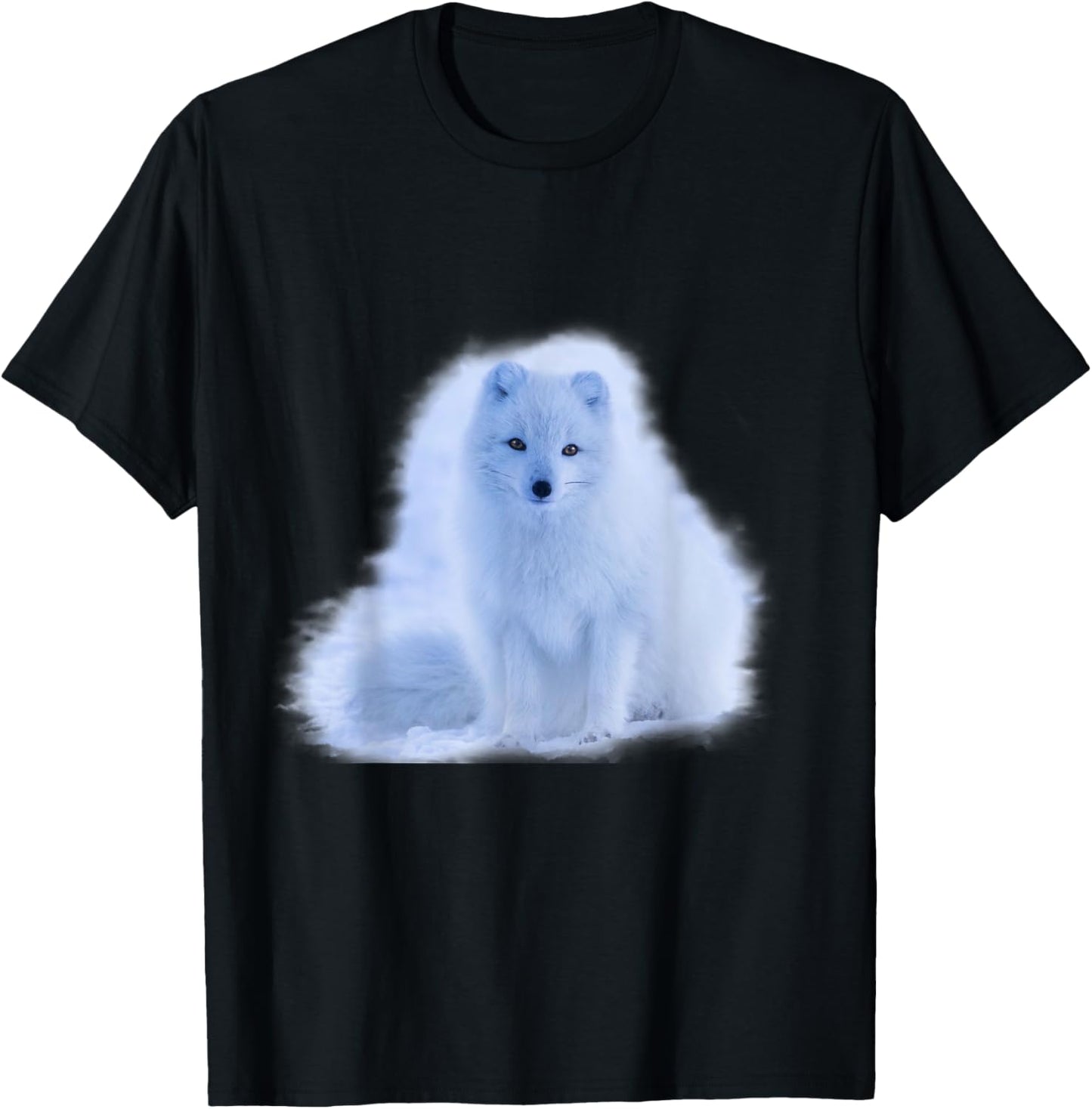 Arctic Fox Ice Fox White Fox Gift T-Shirt - T-Shirt | Black