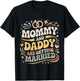 Mommy and Daddy are Getting Married Kid Wedding T-Shirt - T-Shirt | Black