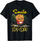 Funny Smile It's Fry-Day Kids Men Women Friday Fun Humor T-Shirt - T-Shirt | Black