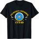 USS Dwight D. Eisenhower CVN-69 Aircraft Carrier Veteran T-Shirt - T-Shirt | Black