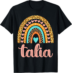 Talia Talia Name Birthday Shirt Gift T-Shirt - T-Shirt | Black