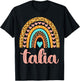 Talia Talia Name Birthday Shirt Gift T-Shirt - T-Shirt | Black