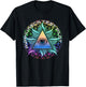 For Ayahuasca Test Pilots with All See Eyes T-Shirt - T-Shirt | Black