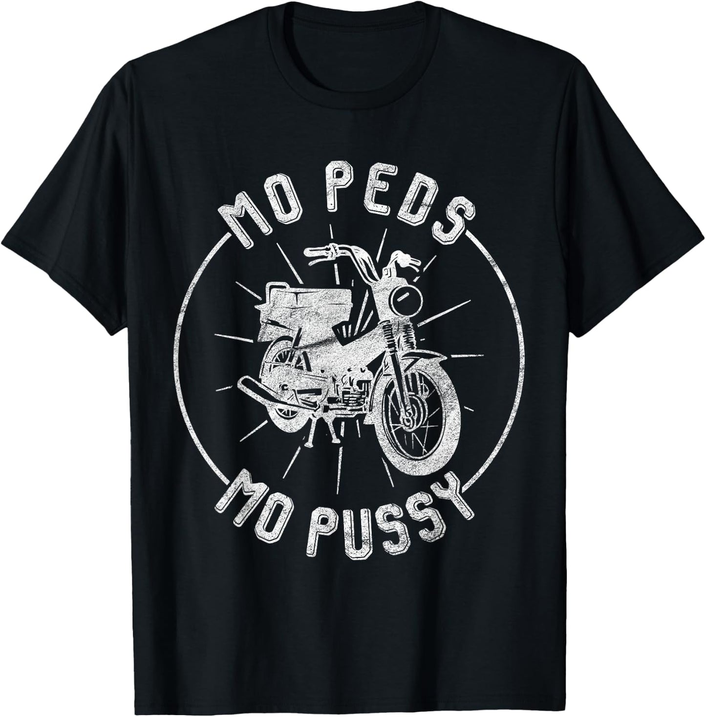 Moped Mopussy - Mo Peds Mo Pussy T-Shirt - T-Shirt | Black
